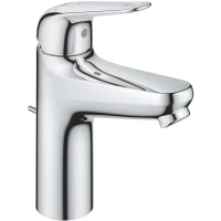 Смеситель для раковины Grohe Euroeco 24268001 CoolStart, с донным клапаном, хром