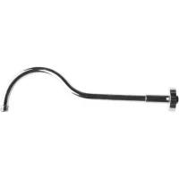 Кронштейн для верхнего душа Magliezza 943-cr 400 мм, настенный, хром