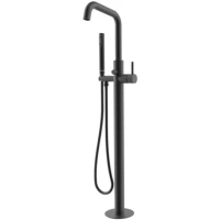 Смеситель напольный для ванны Bossini Teo Z00752.073 черный матовый