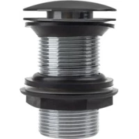 Донный клапан для раковины IDDIS Slide SLIGM10i88 без перелива, графит матовый