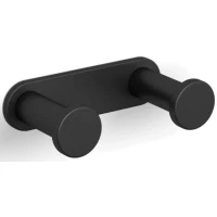 Планка с крючками Langberger Black Edition 28032A-BP для ванны, черный матовый