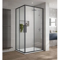 Душевой уголок 99x79 см Vincea Slim-U VSS-2SU8010CLB прозрачное