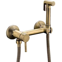 Гигиенический душ Haiba HB5510-4 со смесителем, бронза