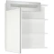 Зеркальный шкаф 76x80 см с подсветкой белый Aquanet Адель 00185768 - 2