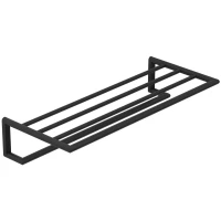 Полка для полотенец Kludi Vela R 5898939 61,8 см, черный матовый