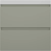 Тумба под раковину Style Line Манхэттен ЛС-00002367 59,9 см, подвесная, оливковый матовый