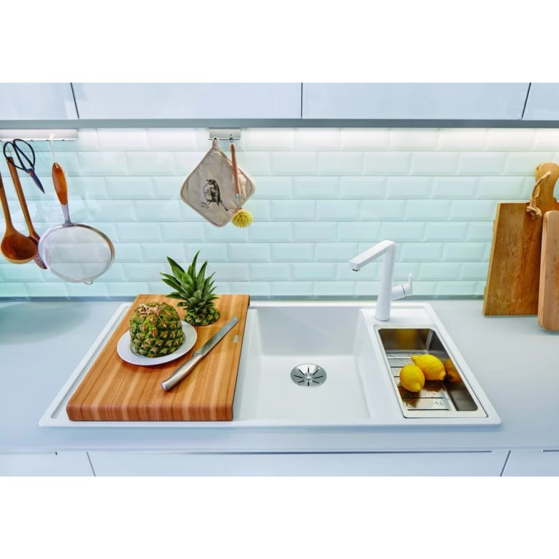 Кухонная мойка Blanco Axia III 6S InFino серый беж 524650