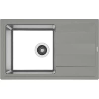 Кухонная мойка Florentina Комби 780 21.395.D0780.305 78x48 см, нержавеющая сталь/грей