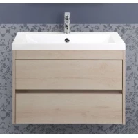 Тумба под раковину Art&Max Family FAMILY-750-2C-SO-PB 73,7 см, подвесная, белая сосна