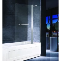 Шторка для ванны 120 см прозрачное стекло Esbano ES-1412