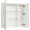 Зеркальный шкаф 85x87,3 см белый глянец L Aquanet Йорк 00202089 - 2