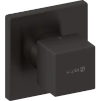 Вентиль запорный Kludi Decus 54816N275 оружейная сталь матовый