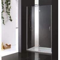 Душевая дверь распашная Cezares Bergamo 90 см прозрачное стекло BERGAMO-W-B-12-90-C-Cr-L