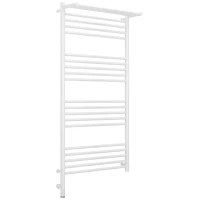 Полотенцесушитель электрический 1200x600 белый глянец МЭМ левый Сунержа Богема с полкой 3.0 12-5806-1260