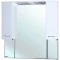 Зеркальный шкаф 101x100 см белый глянец Bellezza Мари 4612918000018 - 1