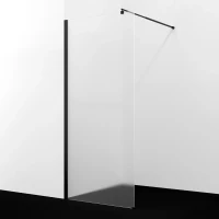 Душевая перегородка WasserKRAFT Rur 30W40MB-MG 120 см, профиль черный матовый, стекло матовое