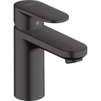 Смеситель для раковины Hansgrohe Vernis Blend 71580670 без донного клапана, черный матовый