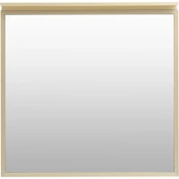 Зеркало Allen Brau Priority 1.31015.03 80x75 см, с LED-подсветкой, латунь матовая