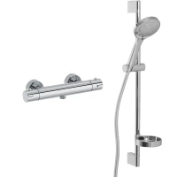 Термостат для душа Jacob Delafon Brive E24334-CP + E32910-CP