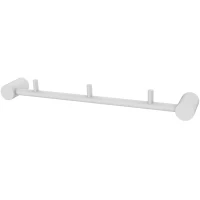 Планка с крючками IDDIS Petite PETWTS3i41 для ванны, белый матовый