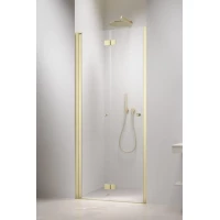 Душевая дверь Radaway Nes Brushed Light Gold DWB 90 Left 10029090-98-01L 90 см L, профиль светлое золото матовый, стекло прозрачное