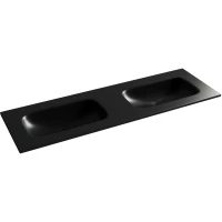Раковина Ceramica Nova Grace CN7022MBwx 141x46 см, накладная, черный матовый