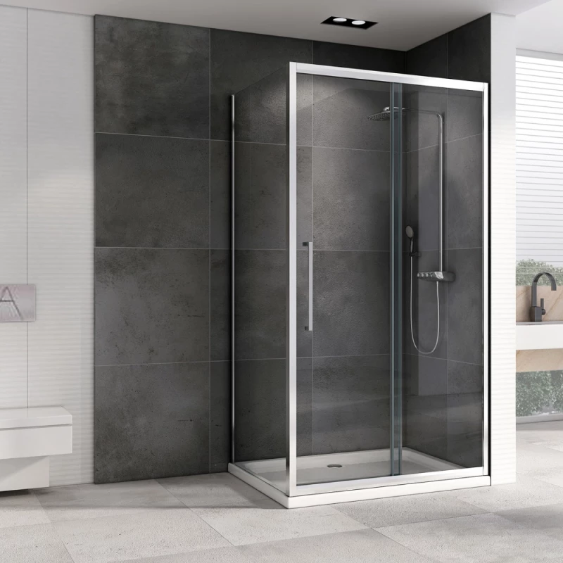 Душевой уголок 130x100 см Abber Schwarzer Diamant AG30130H-S100 прозрачное Душевой уголок 130x100 см Abber Schwarzer Diamant AG30130H-S100 прозрачное