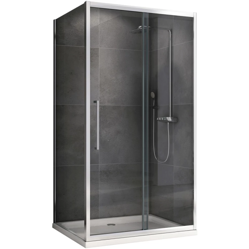 Душевой уголок 130x100 см Abber Schwarzer Diamant AG30130H-S100 прозрачное Душевой уголок 130x100 см Abber Schwarzer Diamant AG30130H-S100 прозрачное