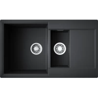 Кухонная мойка Omoikiri Artgranit Daisen 86-2-BL 4993477 86x51 см, черный