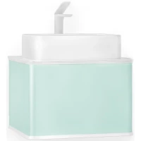 Тумба бирюзовый бриз 57,4 см Jorno Pastel Pas.01.58/P/BL