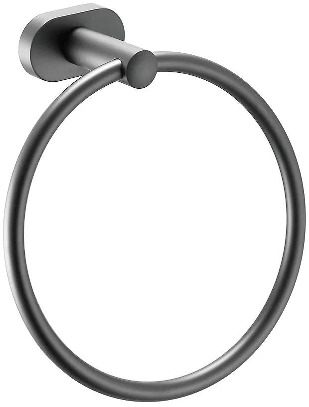 Полотенцедержатель кольцо Belz B90504 вороненая сталь - фото 1
