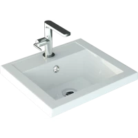 Раковина Misty Алиса 4627173210287 40x35,1 см, накладная, белый