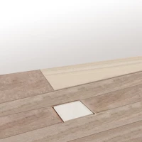 Душевой трап 94x94/50 мм белый глянец/золотой Pestan Confluo Standard Dry White Glass Gold Vertical 13000181