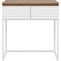 Тумба Brevita Dakota DAK-019080-19-012Я 80,6 см, напольная, белый матовый/дуб галифакс