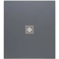 Душевой поддон Allen Brau Priority 8.31003-BGM 100x80 см, из литьевого мрамора, прямоугольный, синий матовый