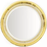 Изображение товара зеркало 69x69 см белый декор золото migliore dubai 27495