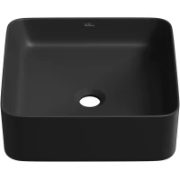 Раковина-чаша Wellsee Mint 338103000 38x38 см, накладная, черный матовый
