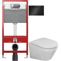 Комплект подвесной унитаз Bien Moly MLKA052N1VP0W3000 + система инсталляции Tece 9300302 + 9240407