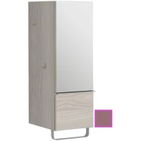 Полуколонна нежно-розовый матовый с зеркальной дверцей шарниры справа Jacob Delafon Odeon Up EB893D-M71