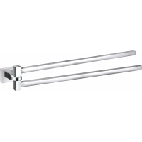 Полотенцедержатель Wonzon & Woghand Flat WW-9731 41,3 см, поворотный, двойной, хром