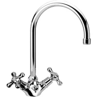 Смеситель для раковины Remer Liberty 13ULICE с донным клапаном, хром