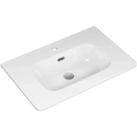 Раковина Brevita Onda B-OND070-01 71x46 см, накладная, белый