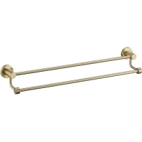 Полотенцедержатель Savol S-005649C 60,7 см, двойной, золотой матовый