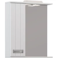 Зеркальный шкаф Vigo Diana z.DIA.60.L.El 60x70 см L, с подсветкой, выключателем, белый глянец/белый матовый