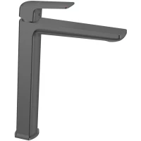 Смеситель для раковины Lemark Hosta LM12309LGM без донного клапана, графит матовый
