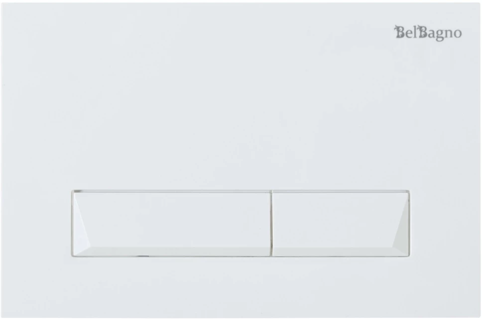 Кнопка смыва BelBagno Marmi BB009-MR-BIANCO для инсталляции, белый кнопка смыва belbagno genova белая bb018 gv bianco