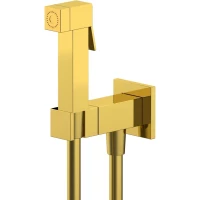 Гигиенический душ Remer Qubika Q64DO со смесителем, золотой
