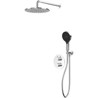 Душевой комплект Whitecross Y YSET08TOPCR 300 мм, с термостатом, хром