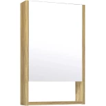 Изображение товара зеркальный шкаф 40x65 см лиственница r runo микра 00-00001196