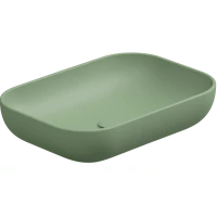 Раковина-чаша GSG Easy EALAVRE60031 60x42 см, накладная, зеленый матовый